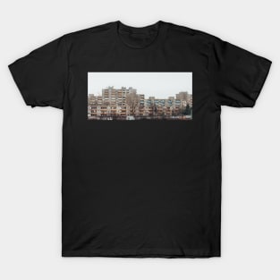 Brutalist Berlin Architecture - Apartment Block in Winter T-Shirt